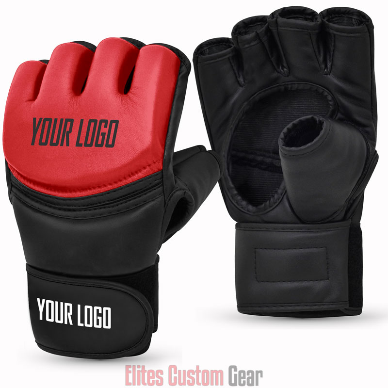Elites Open-Finger Grappling Gloves