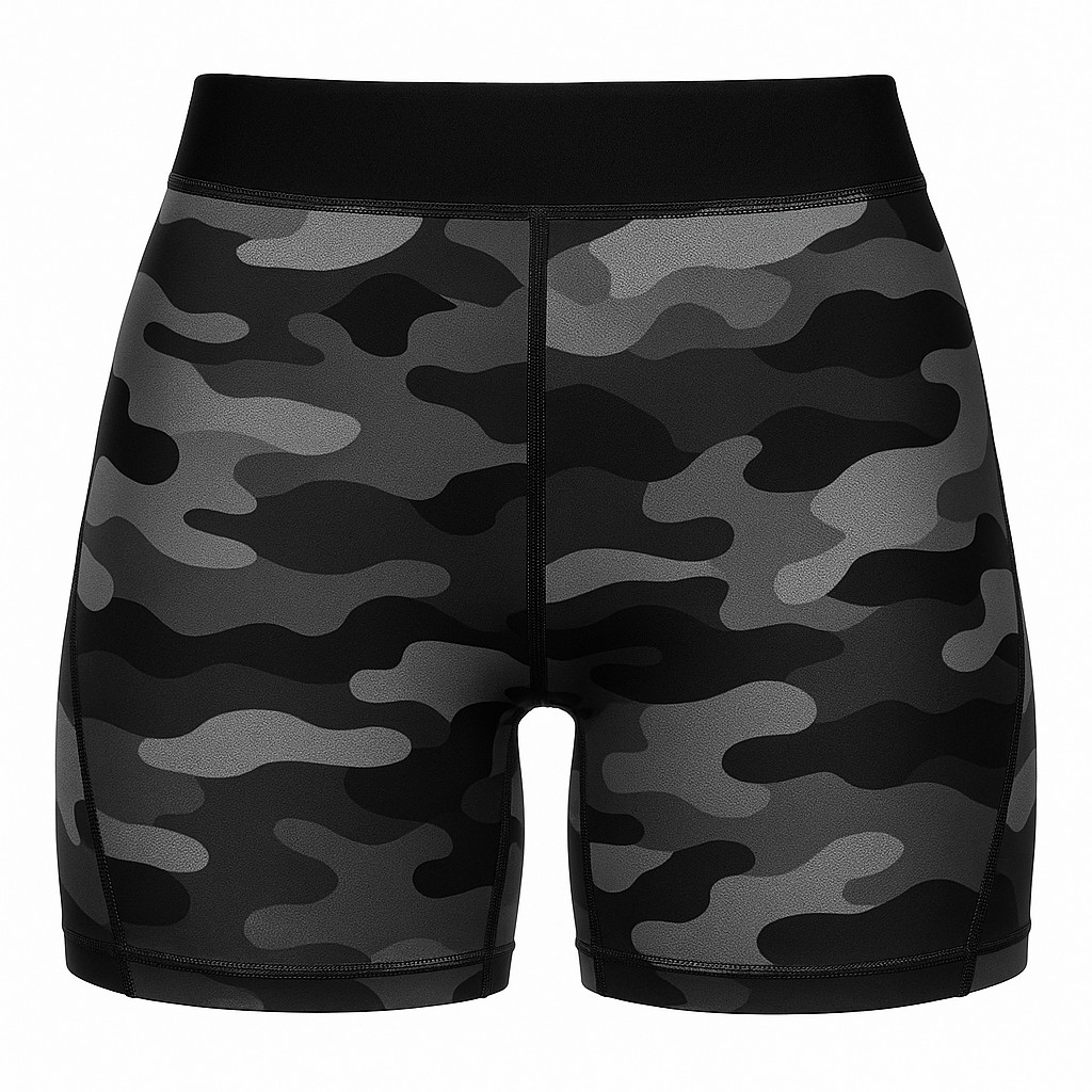 Elites Women Compression Tight Shorts - Mid-Rise